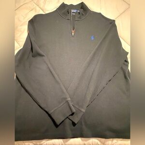 Men’s Polo by Ralph Lauren Rib 3/4 zip sweatshirt.  Size XL